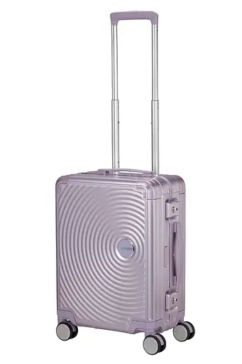 Валіза 55 см American Tourister Soundbox Alu Stormy Lilac 55x40x23 MI3*81001 - фото 4