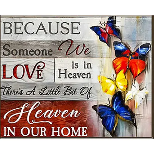 Алмазная мозаика Strateg ПРЕМИУМ Постер с бабочками размером 30х40 см (HEG86902) - фото 1