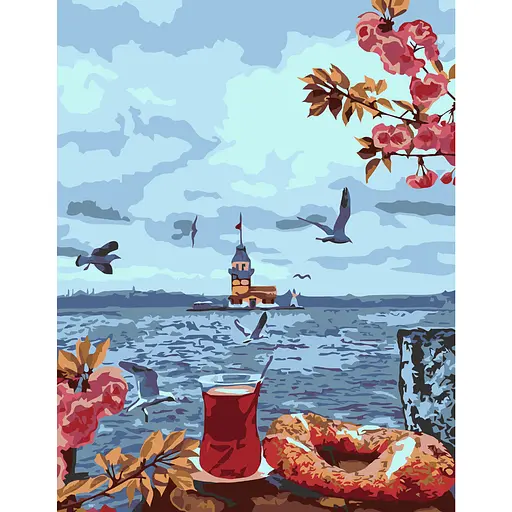 Картина за номерами Rosa Start Дивовижний ранок 35x45 см