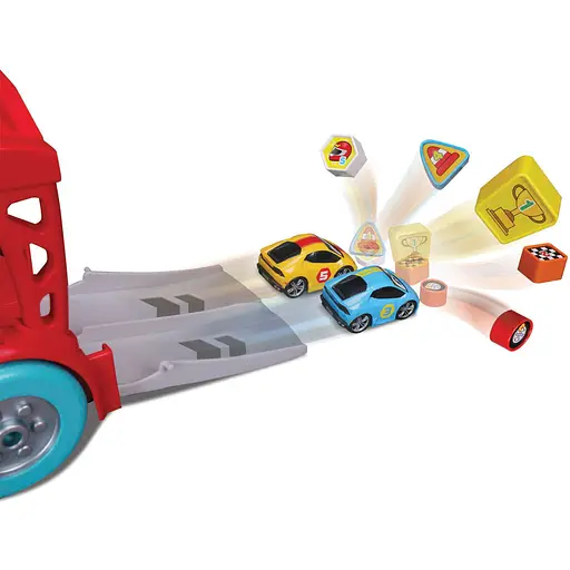 Набір ігровий Bb Junior My 1st Collection Racing Transporter (16-88623) - фото 5