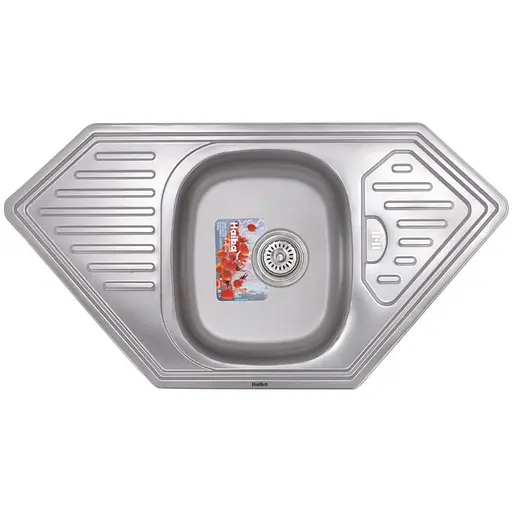 Мийка кухонна HAIBA 95x50 satin (HB0656) - фото 1