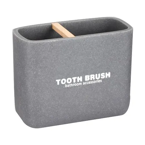 Стакан для зубных щеток DAKAR, серый (07783)