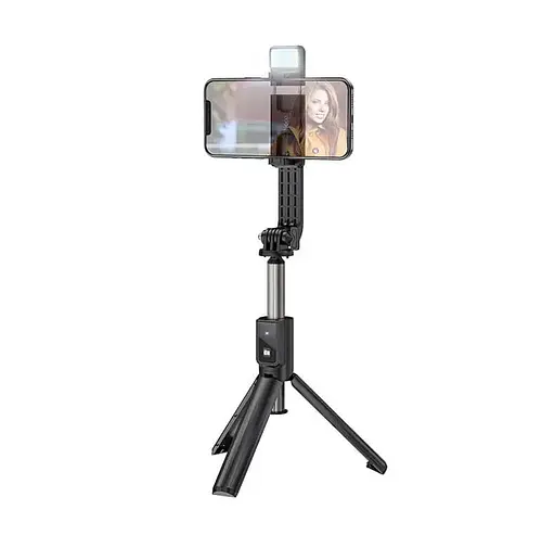 Селфи палка (монопод) Hoco K15 bluetooth, пульт, тринога - фото 4