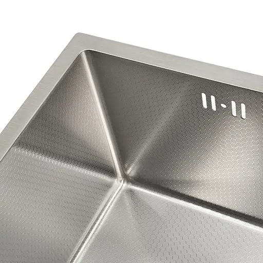 Кухонна мийка під стільницю зі сотовим покриттям Nett NSS-5742U, Нержавіюча сталь - фото 1