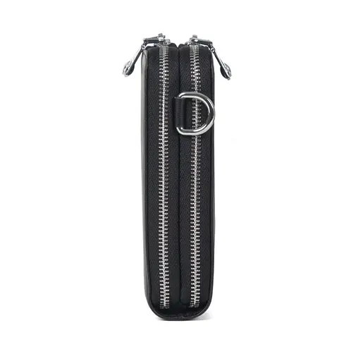 Мужская кожаная сумка через плечо мессенджер John McDee 15х18.5х3.5 см sum0028286 - фото 2