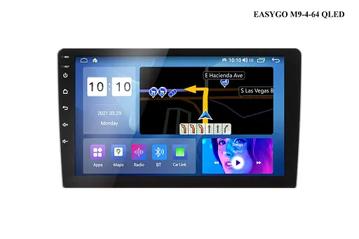 Автомагнітола EasyGo M9-4-64 QLED