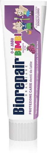 Зубна паста виноград Kids Milk Teeth Biorepair 50 мл - фото 2