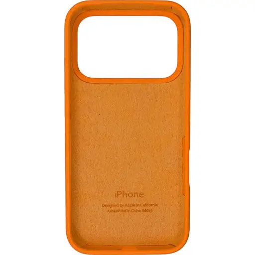 Чохол Silicone Case для Apple iPhone 17 Pro Orange AA [145167] - фото 2