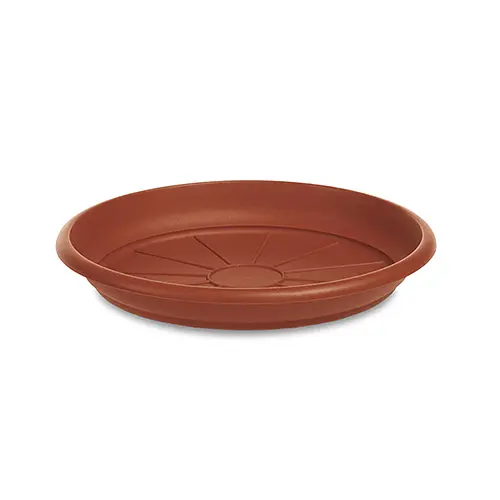 Поддон пластиковый Linea Mediterraneo, 44 см круглый, терракот (83440)