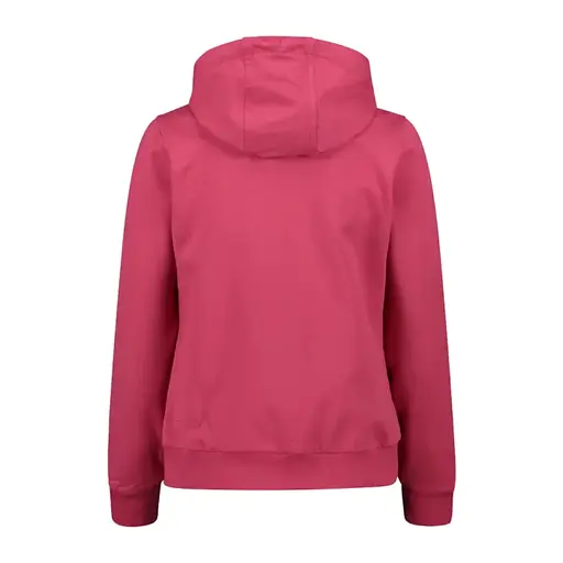 Кофта CMP Women's Zip-Up Hoodie in Stretch Cotton Berry XS (1097-31D4276-B852 36) - фото 3