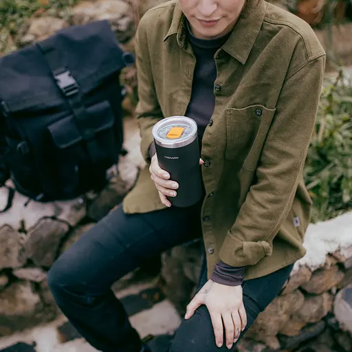 Термокружка Fiskars On-the-go 0.5 л черная (1078762) - фото 3