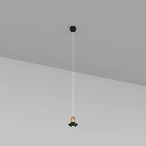 Подвесной светильник Skarlat RHL7738 5W BK+GD 3000K