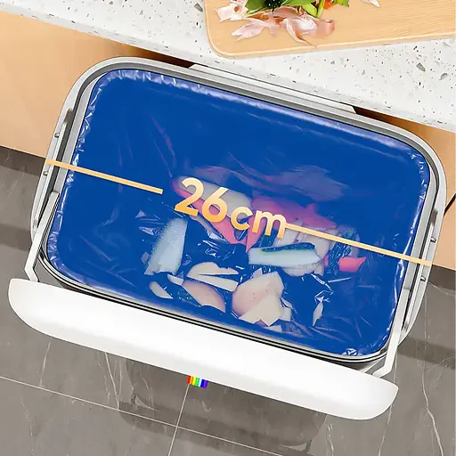 Ведро для мусора Joybos C2 кухонное навесное 5 л (JBS-LJT-S04A2-JWT) - фото 6