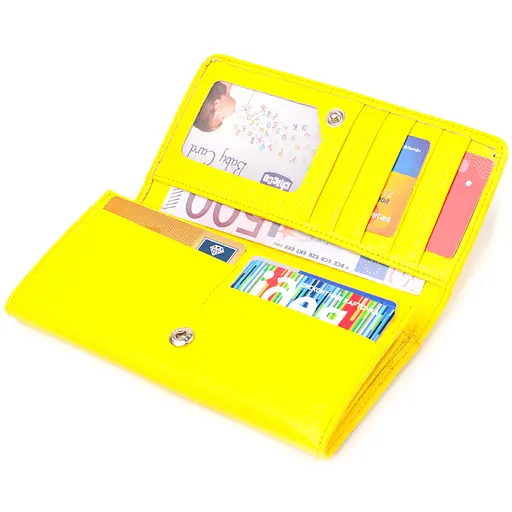 Женский кожаный кошелек Canpellini 19.19.6х2 см acs0025121 - фото 3