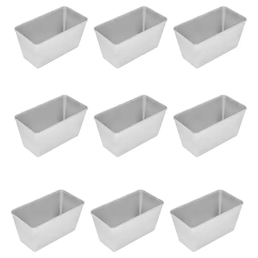 Форма хлібна для випічки стандартного хліба у вигляді цеглинки Л7 алюміній (22х11х11.5 см) 9, Полімет Сірий 86436 - фото 1