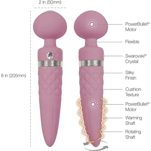 Вібромасажер 2в1 Pillow Talk - Sultry Pink - фото 11