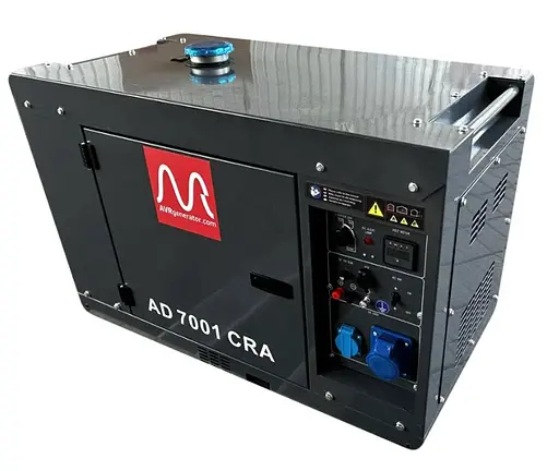 Генератор дизельний Metier 6 кВт AD7001CRA (34451) - фото 3