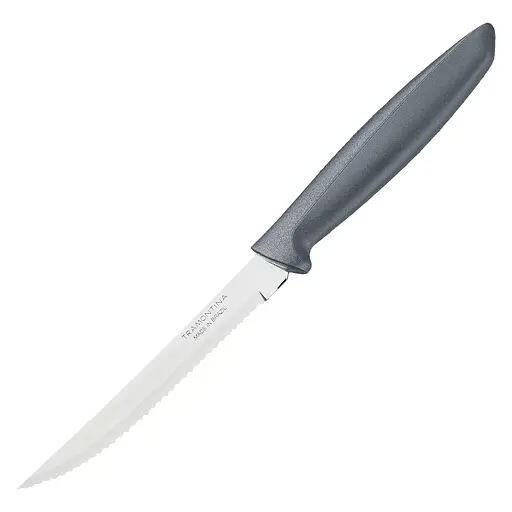 Нож Tramontina Plenus зубчатый 11,6 см grey (23410/165)