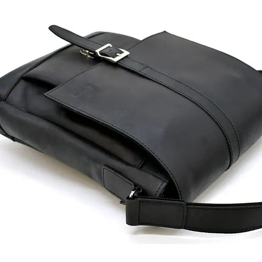 Чоловіча шкіряна сумка через плече TARWA 33х27.5х8 см sum0028341 - фото 6