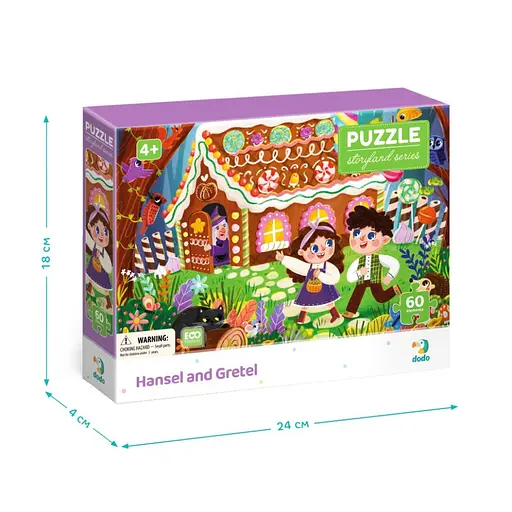 Пазл детский "Гензель и Гретель" DoDo Toys 300715, 60 элементов - фото 4