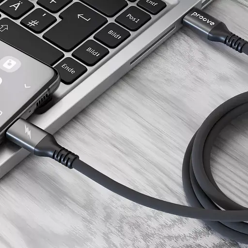 Кабель Proove ReGen Silicone USB-C to Lightning 27W 1m Black (CCRS60002101) [130619] - фото 3