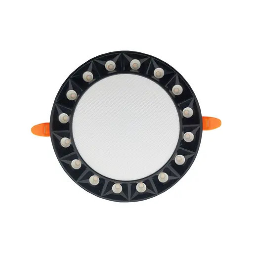 Світильник врізний "HARLEY-16" (з регульованим кріплення) 16W 3000K-6500K чорний - фото 1