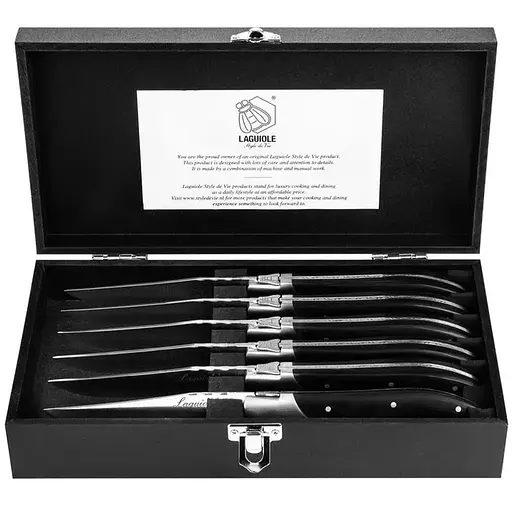 Набор из 6 стейковых ножей Style de Vie Luxury Line (LuxSteakZwart)