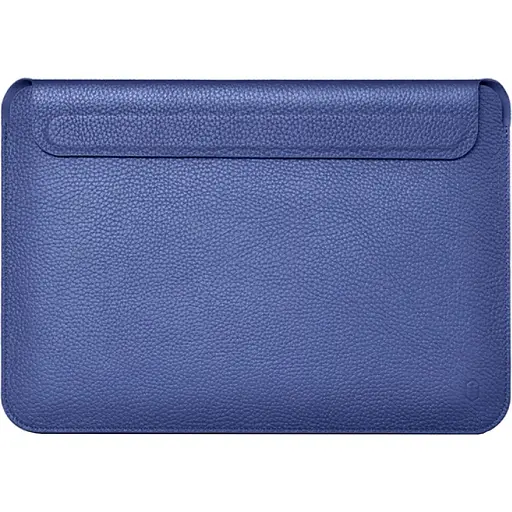 Чехол-карман WiWU Skin Pro Geniunie Leather Sleeve Case для MacBook Air 15" (2023-2025) Navy Blue [133315]