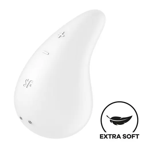 Вібратор для клітора Satisfyer Dew Drop білий - фото 5