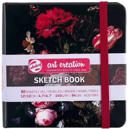 Блокнот для графики Royal Talens Art Creation 12х12 см 140г/м2 80л Натюрморт с цветами - фото 2