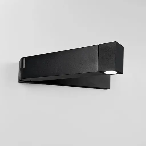 Функціональне бра у чорному регулюючому корпусі 20х4,5 см Line F Арт. WJ115/200 BK - фото 4