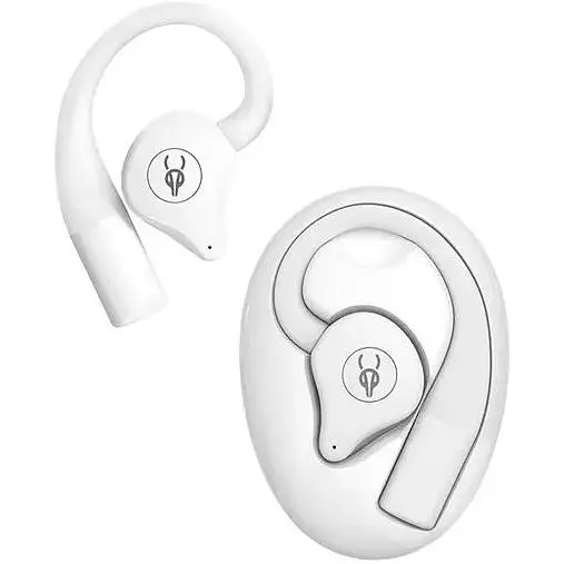 Спортивні Bluetooth навушники Sabbat Q12 Cloud White відкритого типу білі