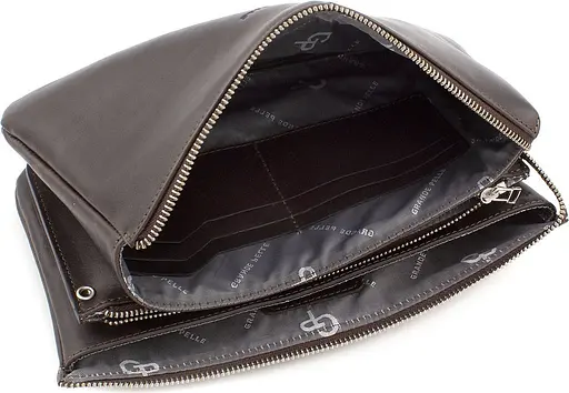 Шкіряний чоловічий клатч GRANDE PELLE 26х16х3 см sum0023820 - фото 6