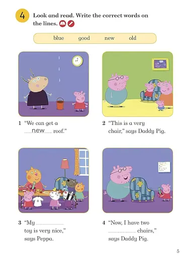 Ladybird Readers 1 Peppa Pig. Daddy Pig's Old Chair Activity Book - фото 5