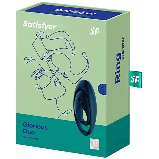 Подвійне ерекційне кільце з вібрацією Satisfyer Glorious Duo - фото 3