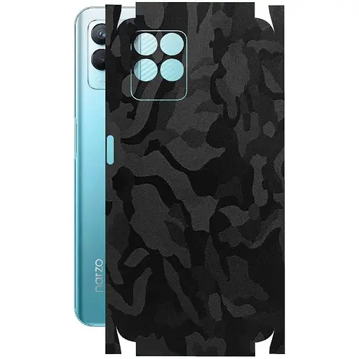 Защитная пленка StatusSKIN для Realme Narzo 50 Корпус Винил Камуфляж черный - фото 1