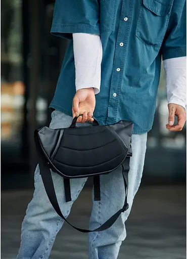 Чоловіча поясна сумка бананка Sambag 38х21 см sum0022763 - фото 10