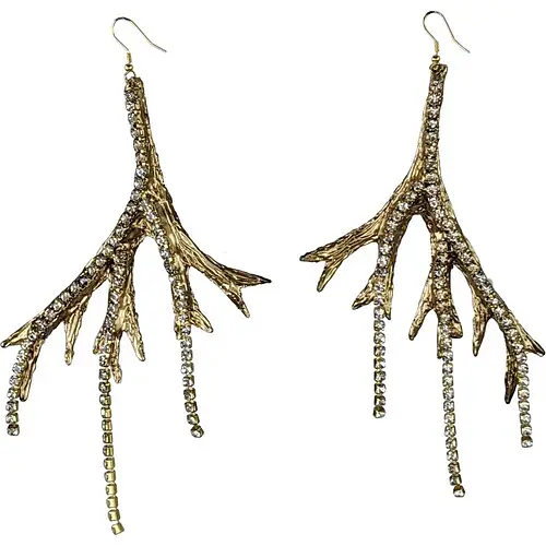 Сережки Golden Wood Lux - фото 1