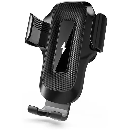 Автодержатель X15 с беспроводной зарядкой 15W черный - фото 1