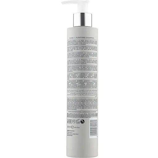 Шампунь для окрашенных волос безсульфатный Emmebi Italia Zer035 Pro Hair Purifying Shampoo 250 мл - фото 2