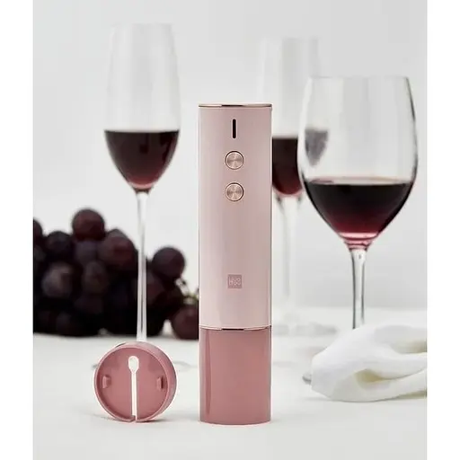 Коркотяг електричний Huo Hou Electric Wine Opener HU0121 рожевий - фото 6