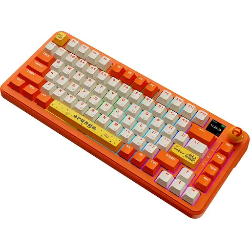 Клавиатура Ajazz AK820 Max Avocado Switch Orange AK820MAX-AS-OW (129509) - фото 3