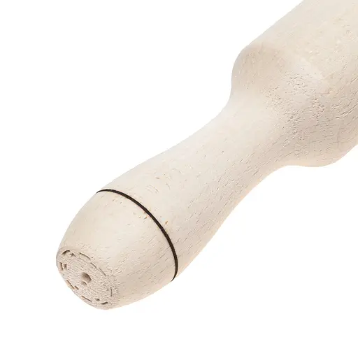 Качалка дерев'яна з фігурними ручками 40 см Ø 4 см, Woodly 84566 - фото 5