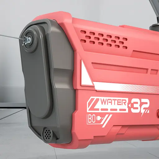 Водяний акумуляторний автомат Space Model Water Gun 9002A (750ml) with lithium battery Red - фото 5