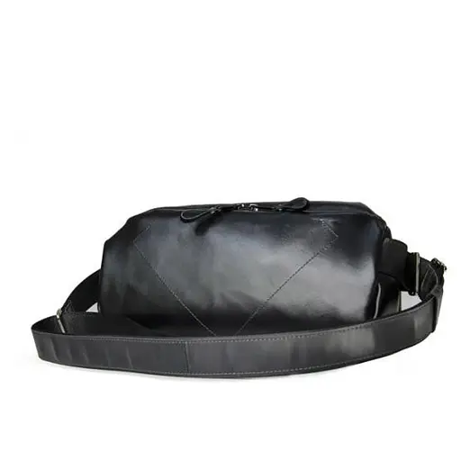 Кожаная женская сумка-бананка Grande Pelle sum0026368 - фото 4