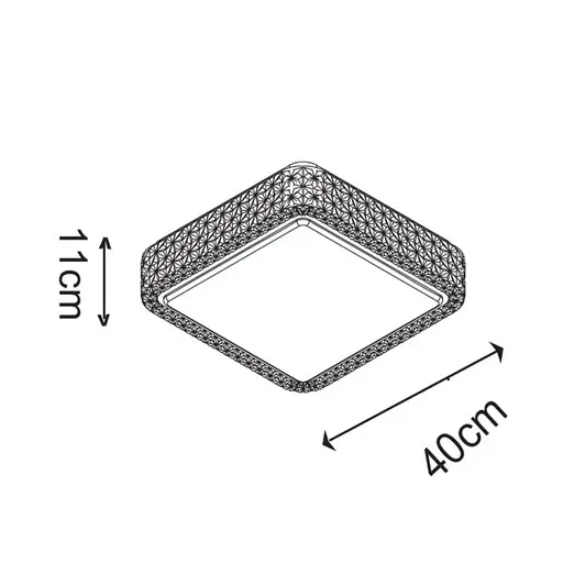 Стельовий світильник Zuma Line CL15068SQ-D40 MOA - фото 2
