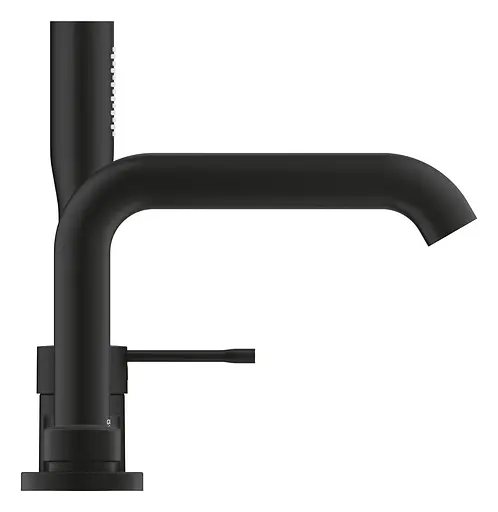 Змішувач для ванни на 4 отвори Grohe Essence 25251KF1 Чорний матовий - фото 2