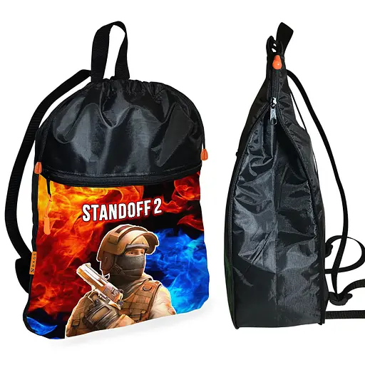 Школьный рюкзак детский Standoff 2 + Сумка для обуви спортивной формы рюкзак-мешок для мальчика (01843) - фото 2