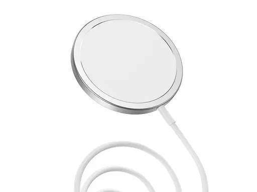 Бездротовий зарядний пристрій Hoco CW30 Silver - фото 3