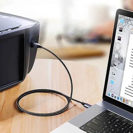 Кабель Ugreen US369 USB-A to USB-B 2m чорний [127978] - фото 4